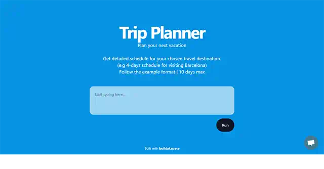 AI Trip Planner img